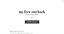 Desktop Screenshot of myfreezoohack.splashthat.com