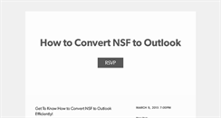 Desktop Screenshot of howtoconvertnsftooutlook.splashthat.com