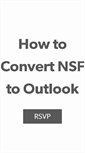 Mobile Screenshot of howtoconvertnsftooutlook.splashthat.com
