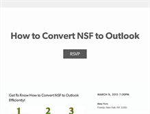 Tablet Screenshot of howtoconvertnsftooutlook.splashthat.com