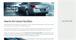 Desktop Screenshot of hirecarlanzarote.splashthat.com