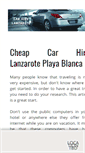Mobile Screenshot of hirecarlanzarote.splashthat.com